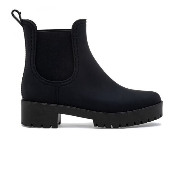 Jeffrey Campbell Hydra Black Matte Chelsea Booties - Picture 2 of 12